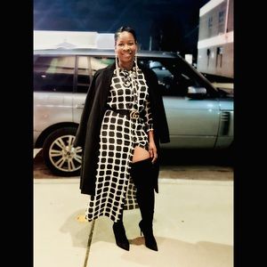 Black and white Zara Dress.